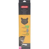 Картонена драскалка за котки Zolux с котешка трева 